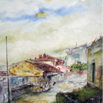 Mediterranes Dorf / Paese mediterraneo / Mediterranean Village