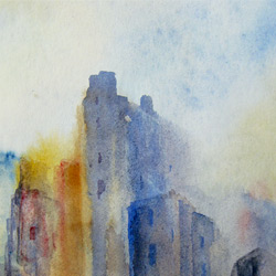 Terra incognita: Chiguglia. (Centro storico1). Aq., 2013, 15x10